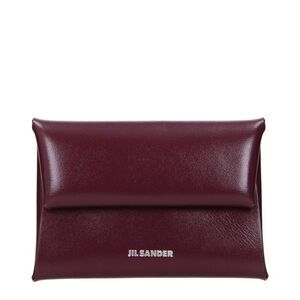 Jil Sander Red Leather Women's Wallet